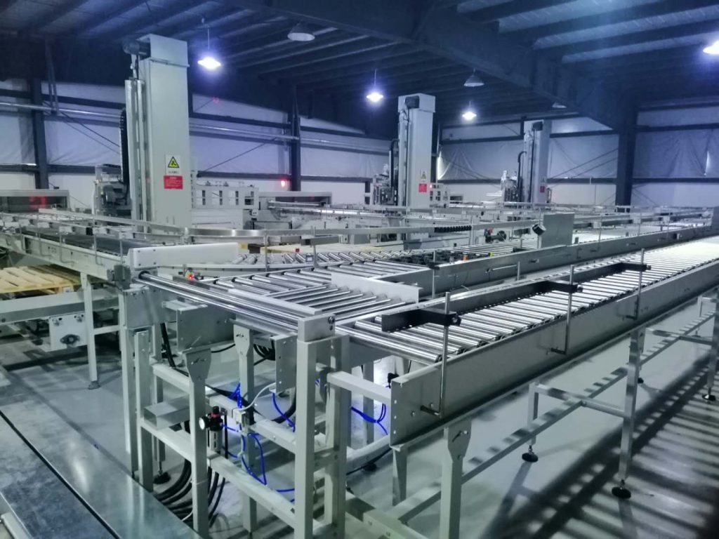 Logistics Sorting Roller Conveyor Site