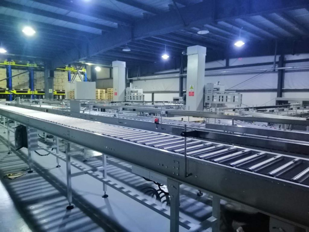 Logistics Sorting Roller Conveyor Site 8