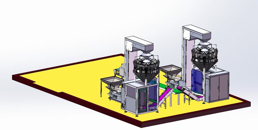 Rice Grain Lifting Conveyor Application